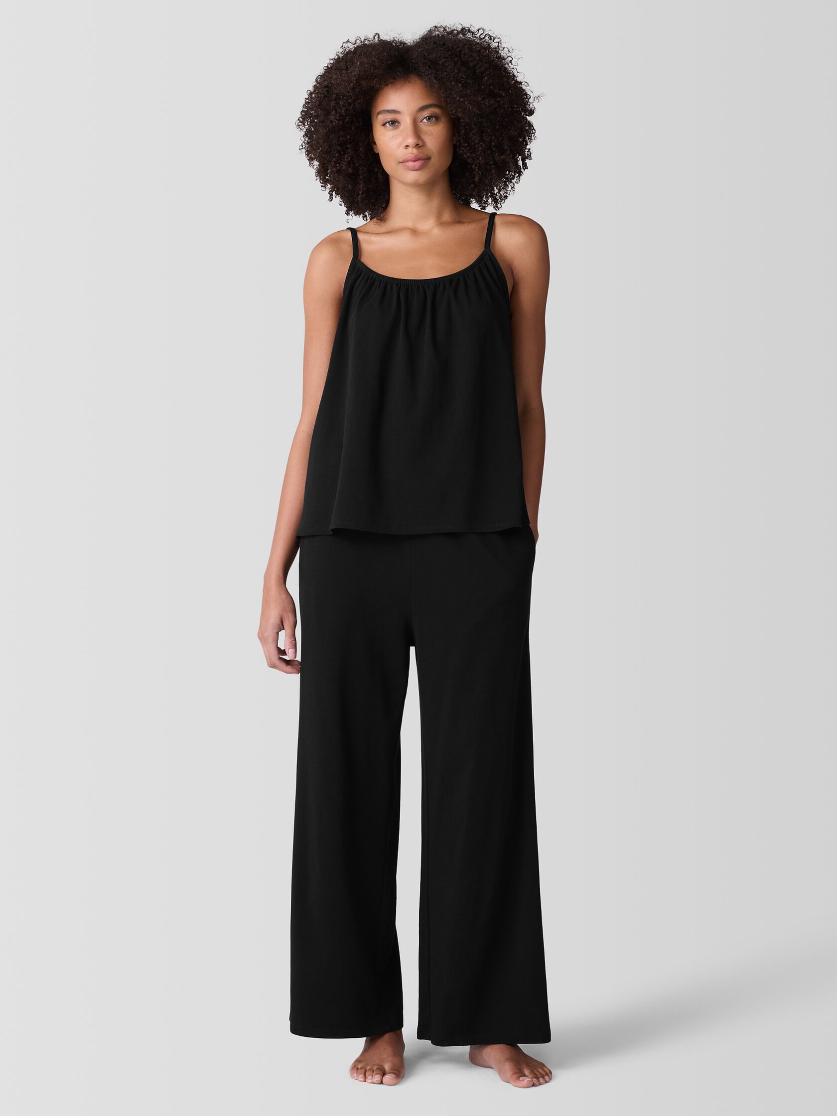 Organic Cotton Interlock Sleep Cami