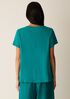 Organic Cotton Slubby Jersey Crew Neck Tee