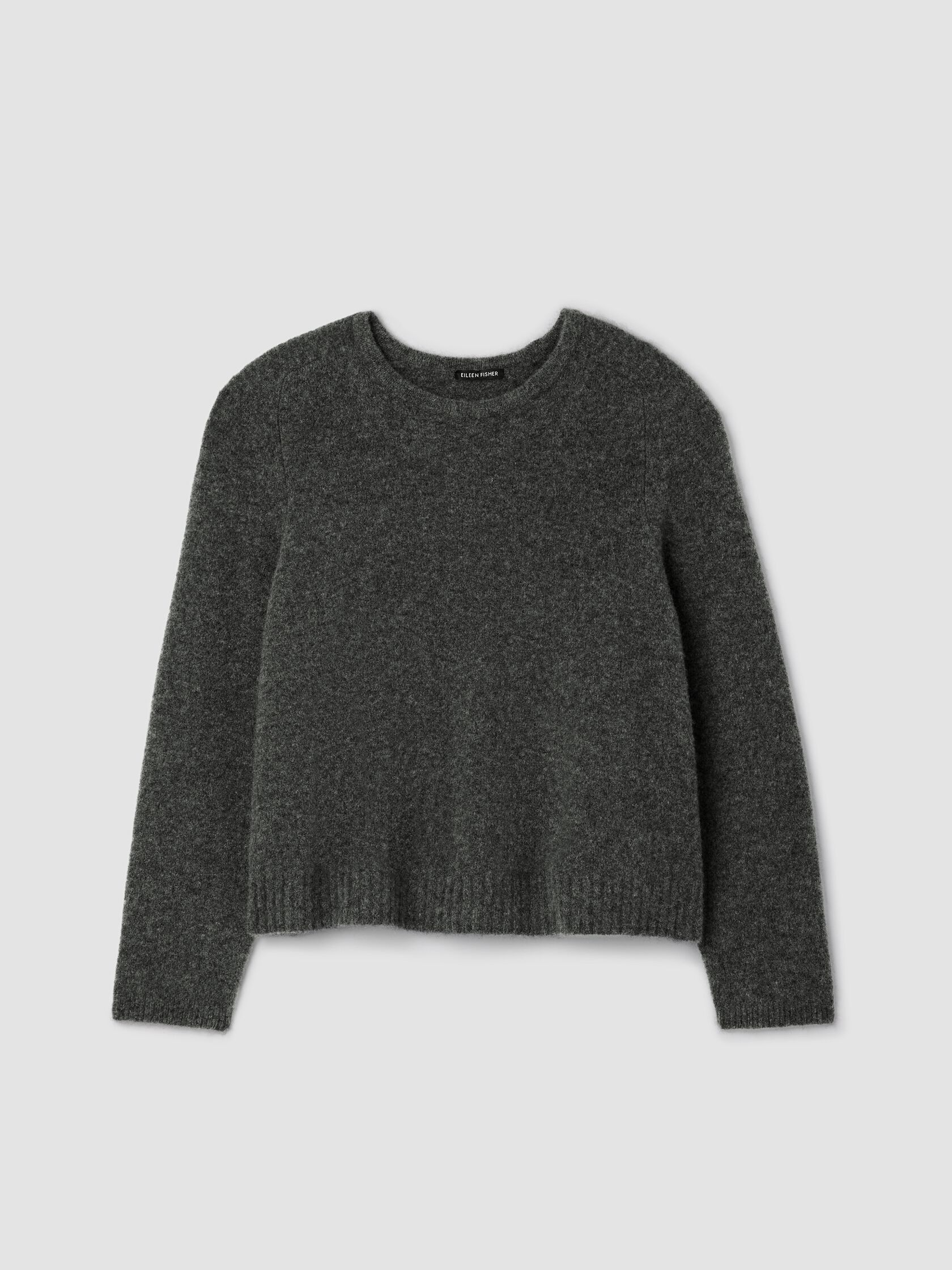 Cashmere Silk Boucle Bliss Crew Neck Top