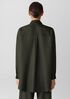 Silk Twill Classic Collar Long Shirt