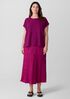 Crushed Silk Flared Skirt