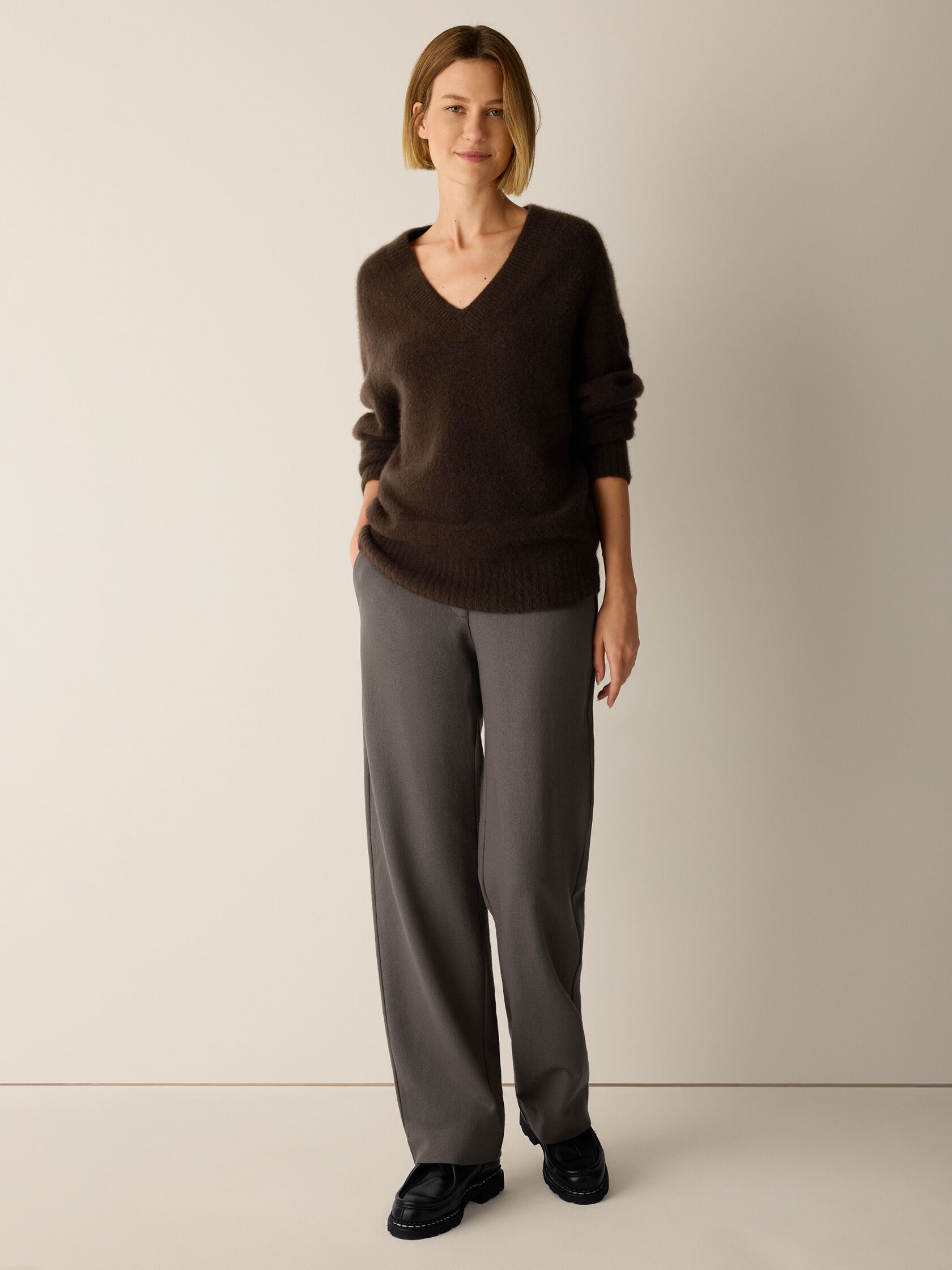 Cashmere Silk Bliss V-Neck Top