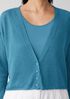 Organic Linen Cotton Cropped Cardigan