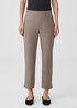 Cotton Blend Ponte Pant with Slits