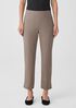 Cotton Blend Ponte Pant with Slits