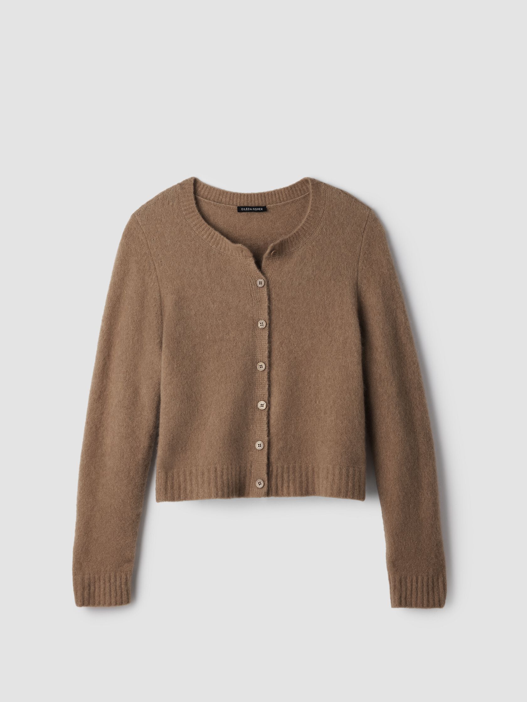 Cashmere Silk Bliss Crew Neck Cardigan