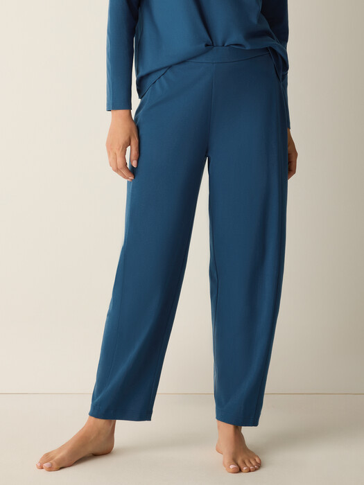 Organic Cotton Interlock Lantern Sleep Pant