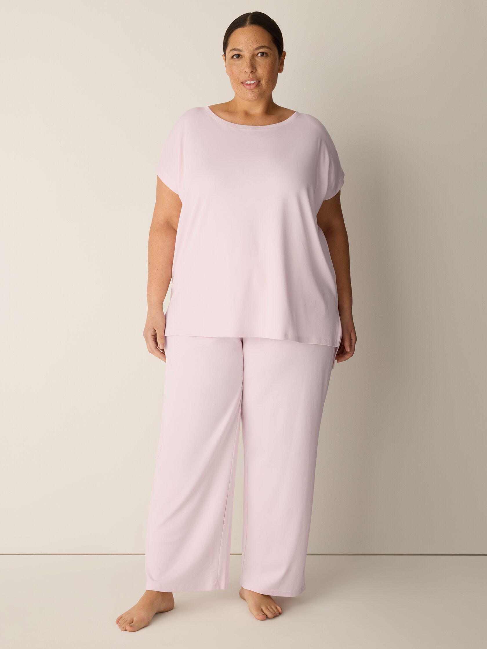 Organic Cotton Interlock Straight Sleep Pant