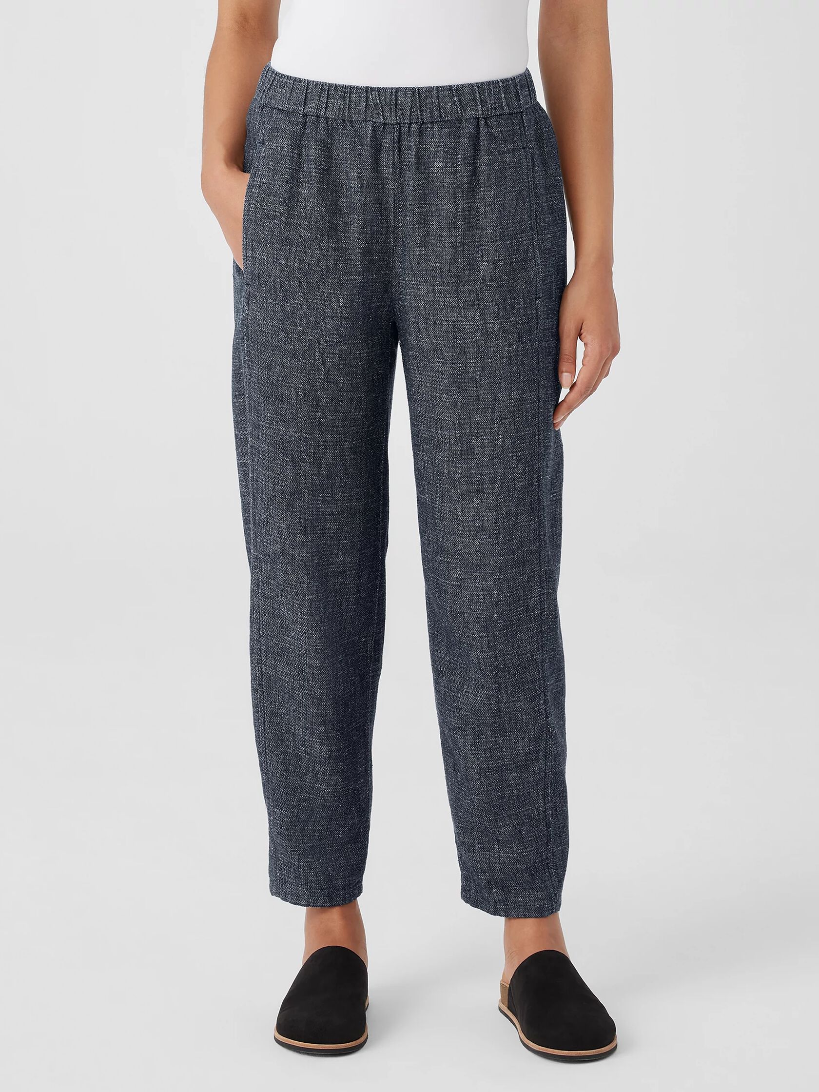 Tweedy Hemp Cotton Lantern Pant