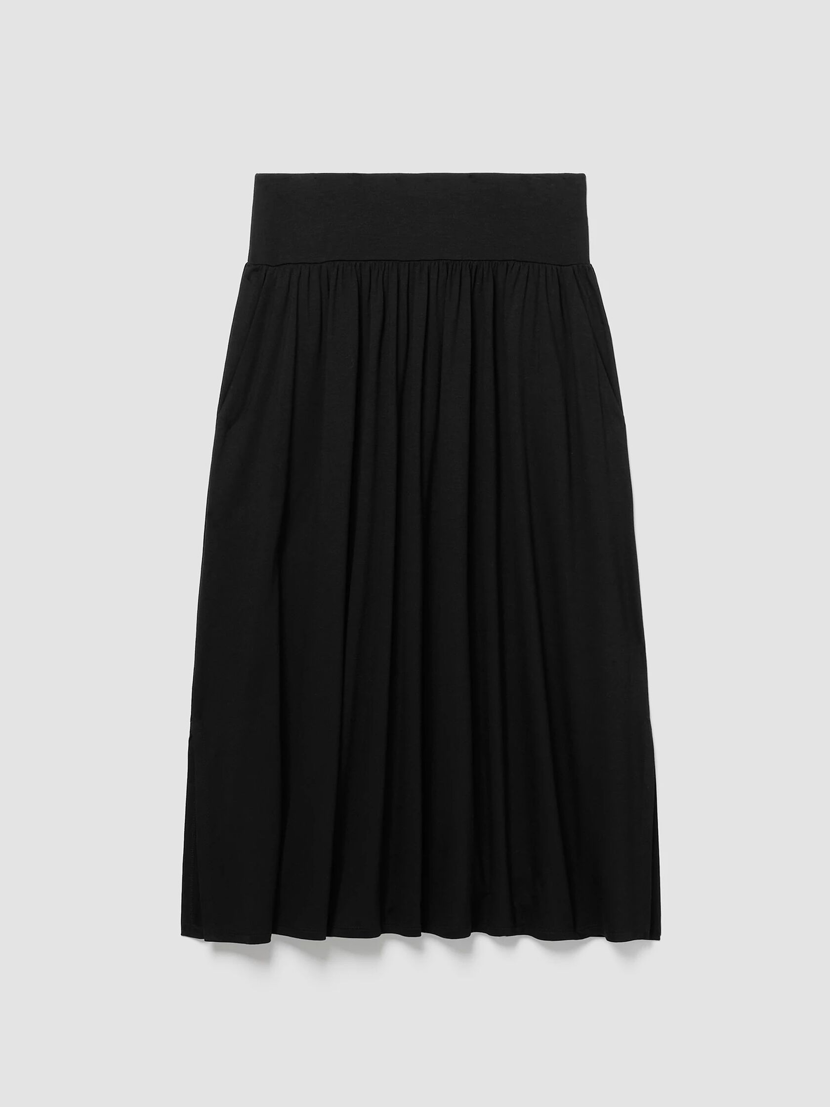 Fine Jersey Gathered Skirt