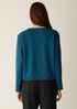 Cozy Brushed Terry Hug Round Neck Box-Top