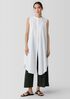 Washed Organic Cotton Poplin Sleeveless Dress