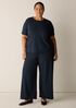 Extra-Fine Ponte Crew Neck Tee
