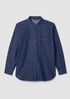 Lightweight Organic Cotton Denim Classic Collar Long Shirt
