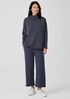 Organic Cotton French Terry Funnel Neck Top