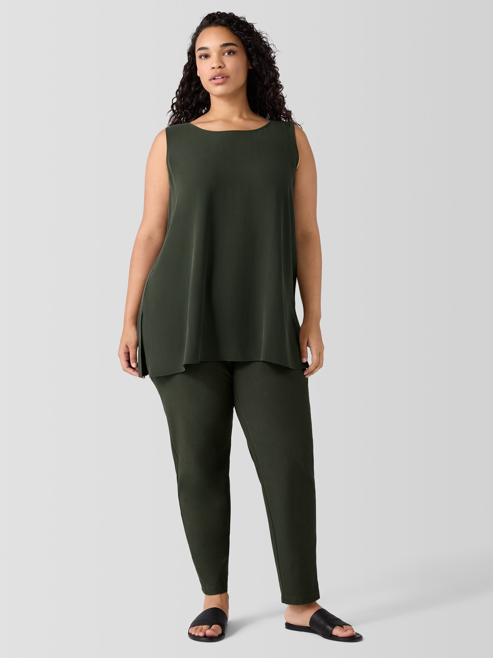 Washable Stretch Crepe Pant