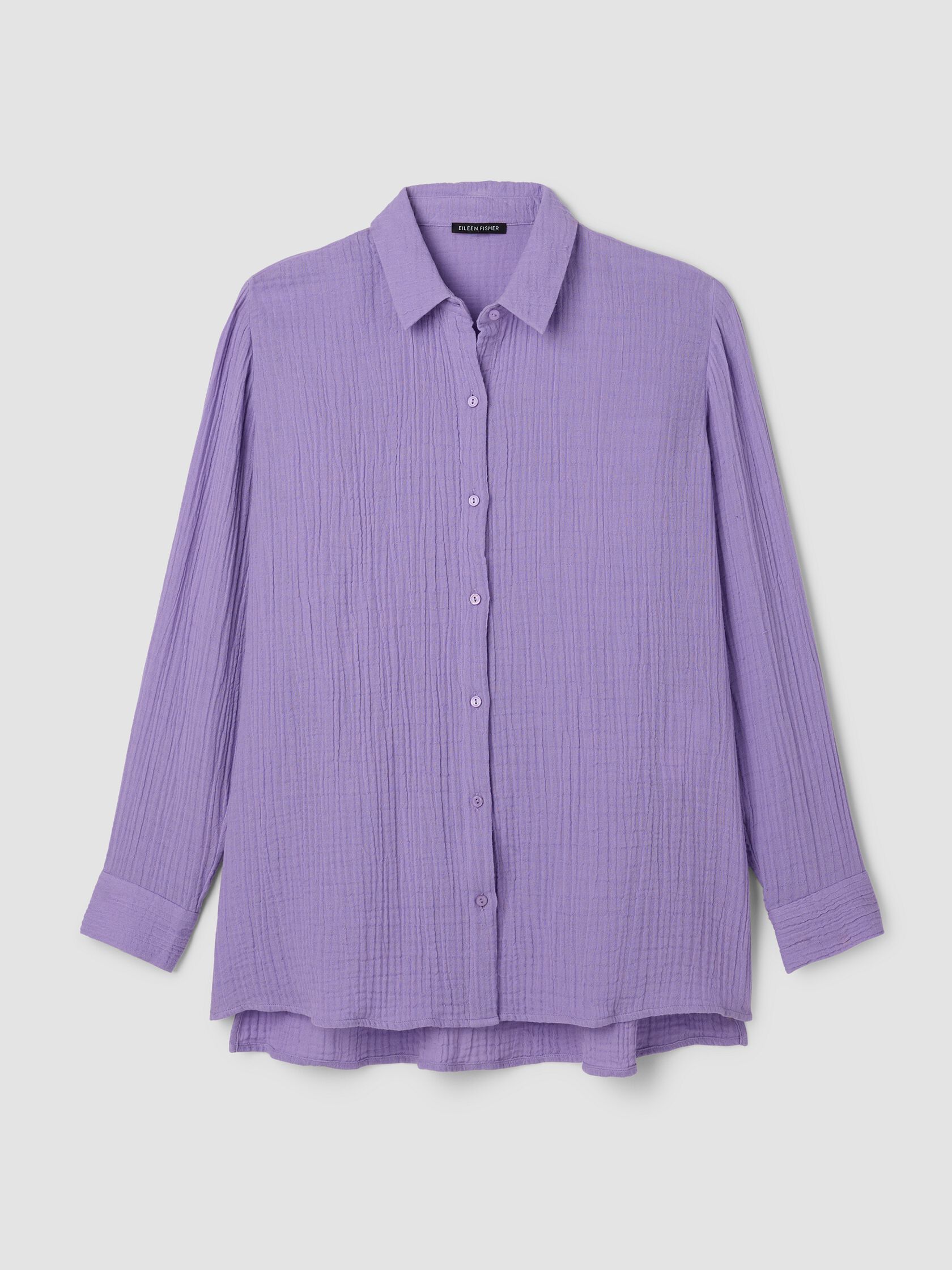 Organic Cotton Lofty Gauze Classic Collar Shirt