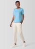 Organic Pima Cotton Jersey Round Neck Tee