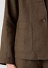 Organic Linen High Collar Jacket