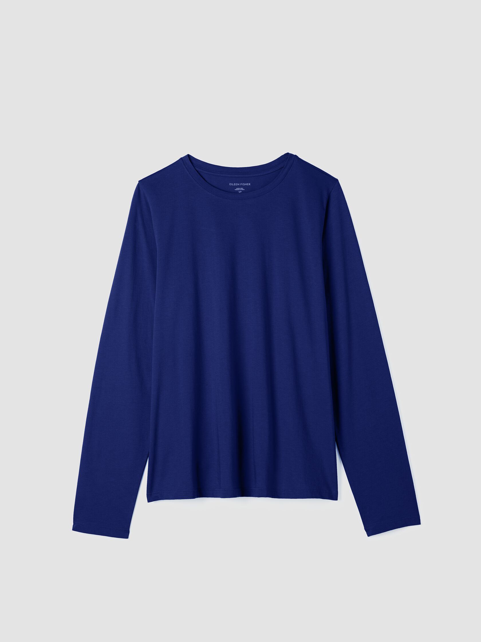 Organic Pima Cotton Jersey Long-Sleeve Tee