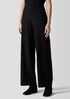 Washable Stretch Crepe Wide-Leg Pant