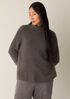 Cashmere Silk Boucle Bliss Turtleneck Top