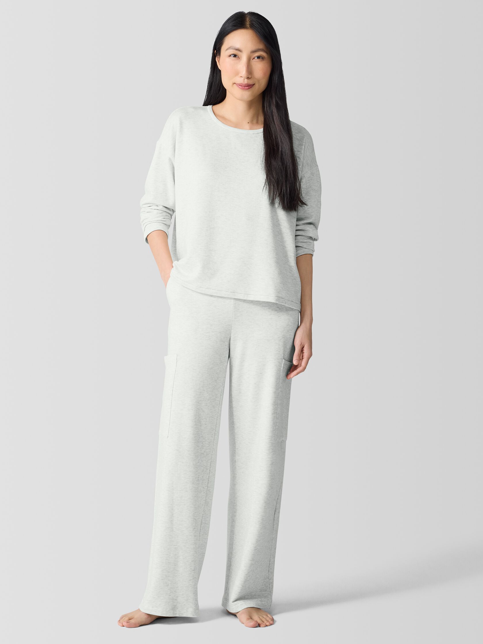 Cozy Brushed Terry Hug Box-Top