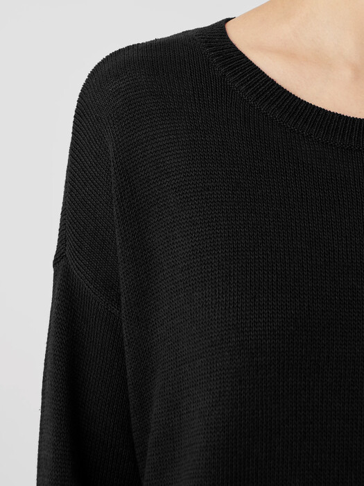 Organic Linen Cotton Round Neck Top