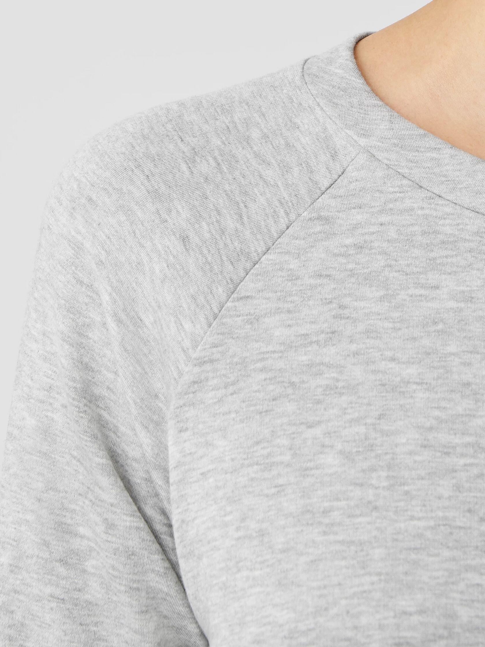 Cozy Brushed Terry Raglan-Sleeve Top