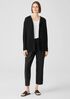 Organic Cotton Linen Slub Hooded Cardigan