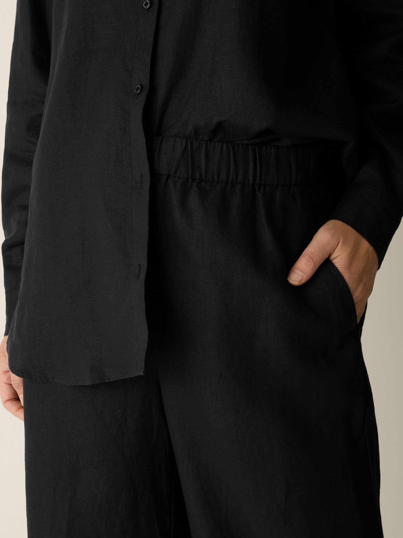 Organic Linen Wide-Leg Pant