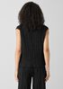 Crushed Silk Ballet Neck Top
