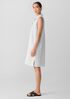 Organic Cotton Ripple Sleeveless Shirtdress