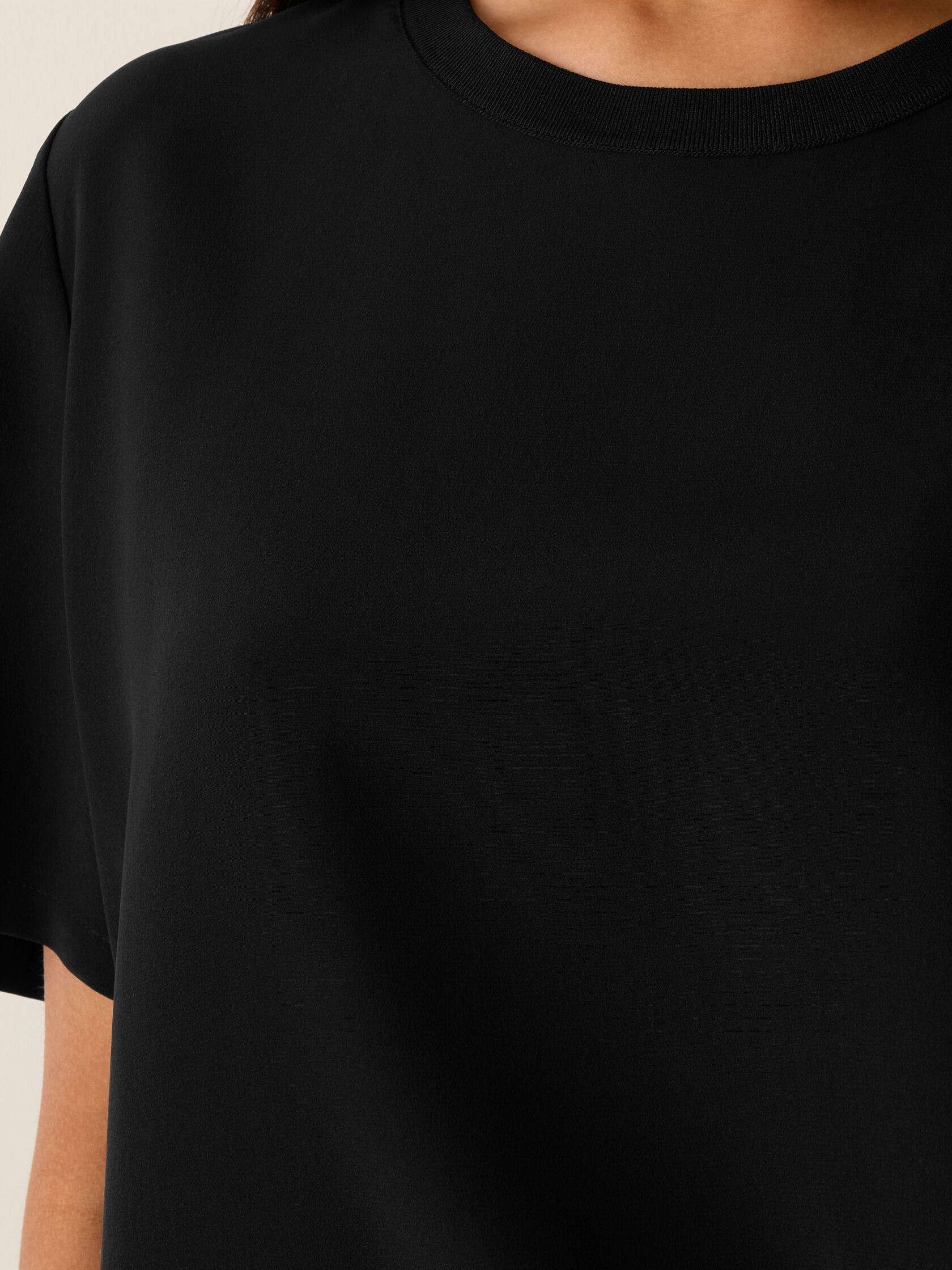 Silk Crepe de Chine Bold Tee