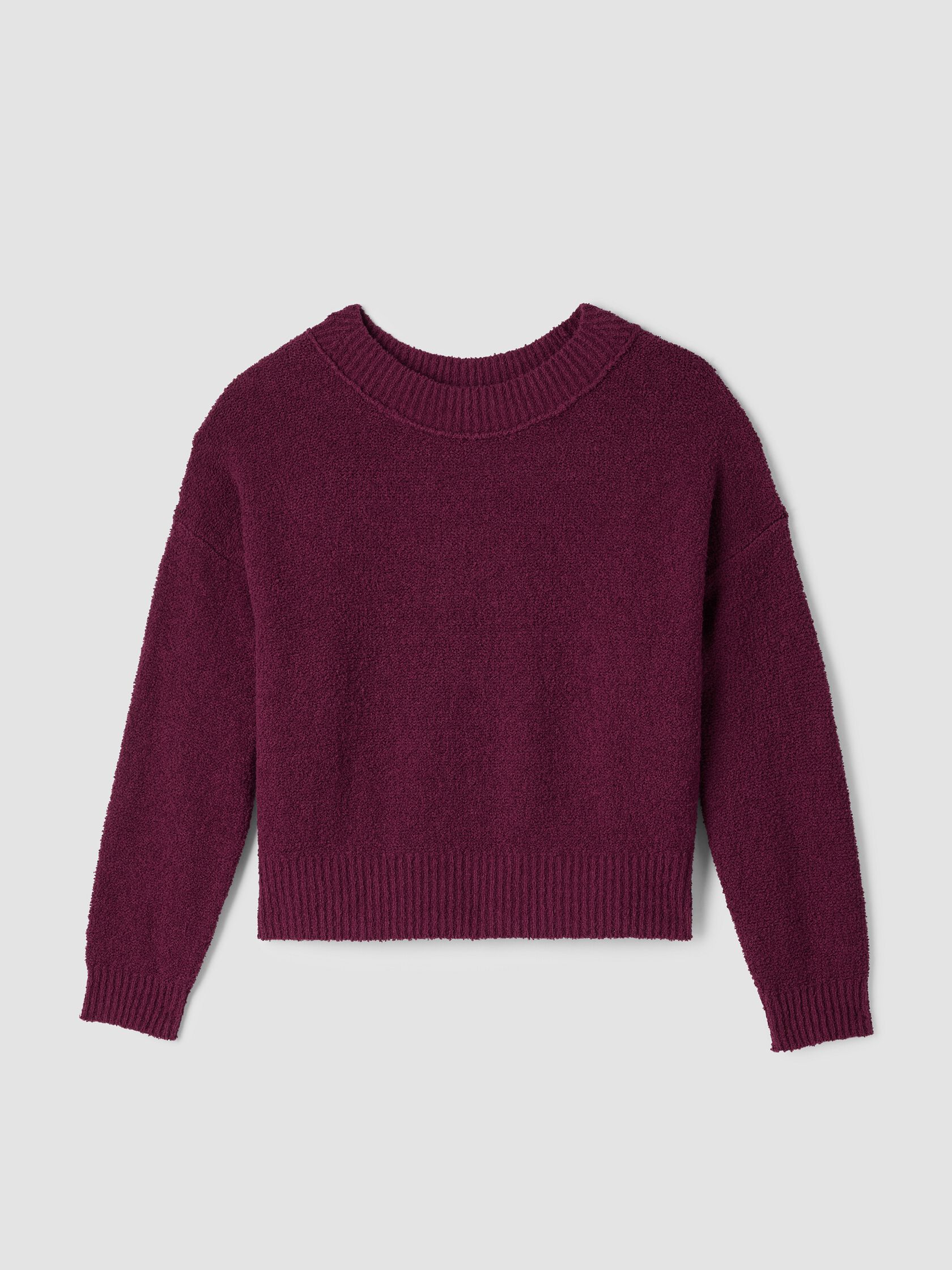 Cotton Fluff Crew Neck Top