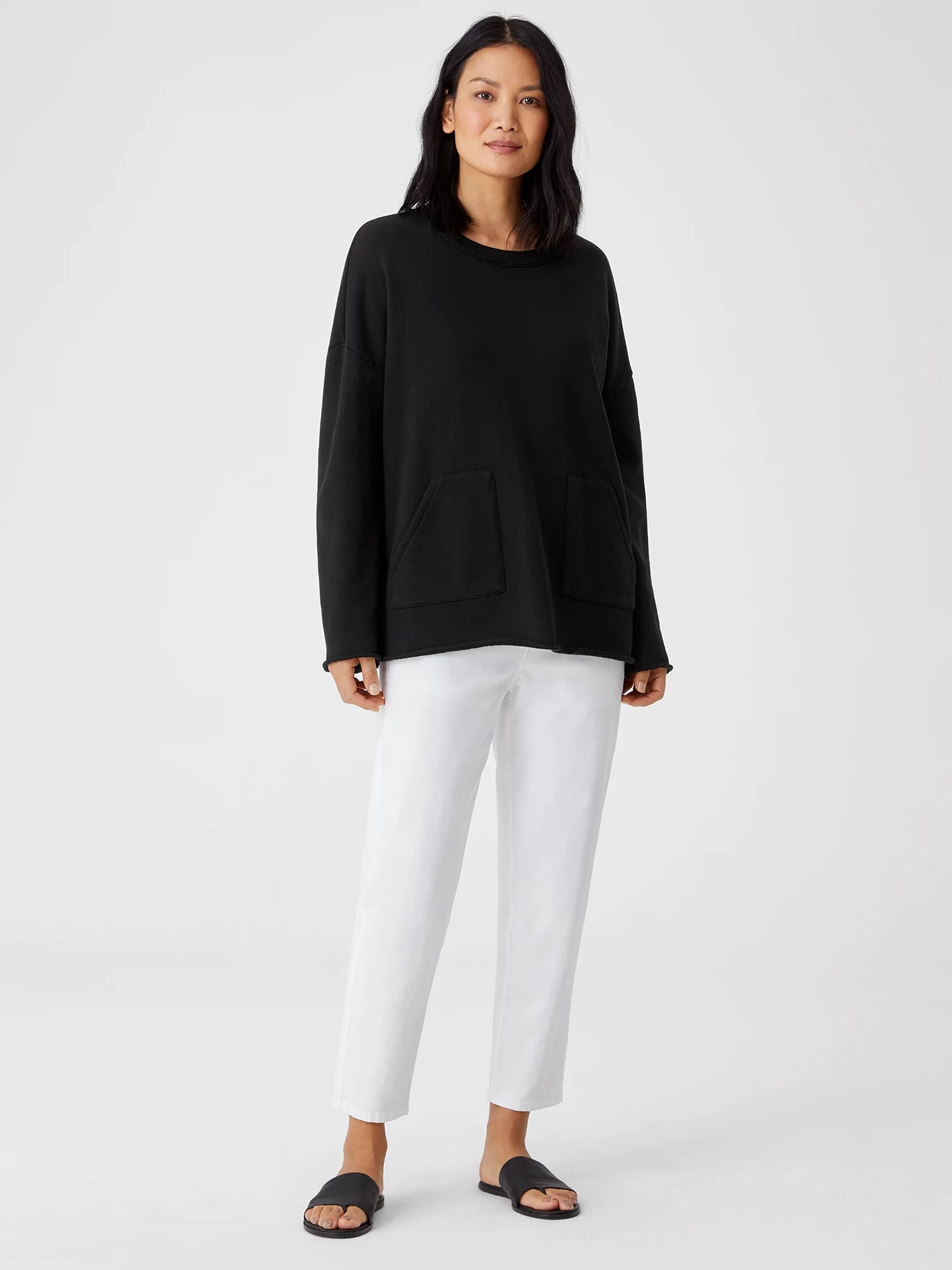 Organic Cotton French Terry Boxy Tunic