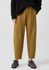 Boiled Wool Jersey Pleated Lantern Pant