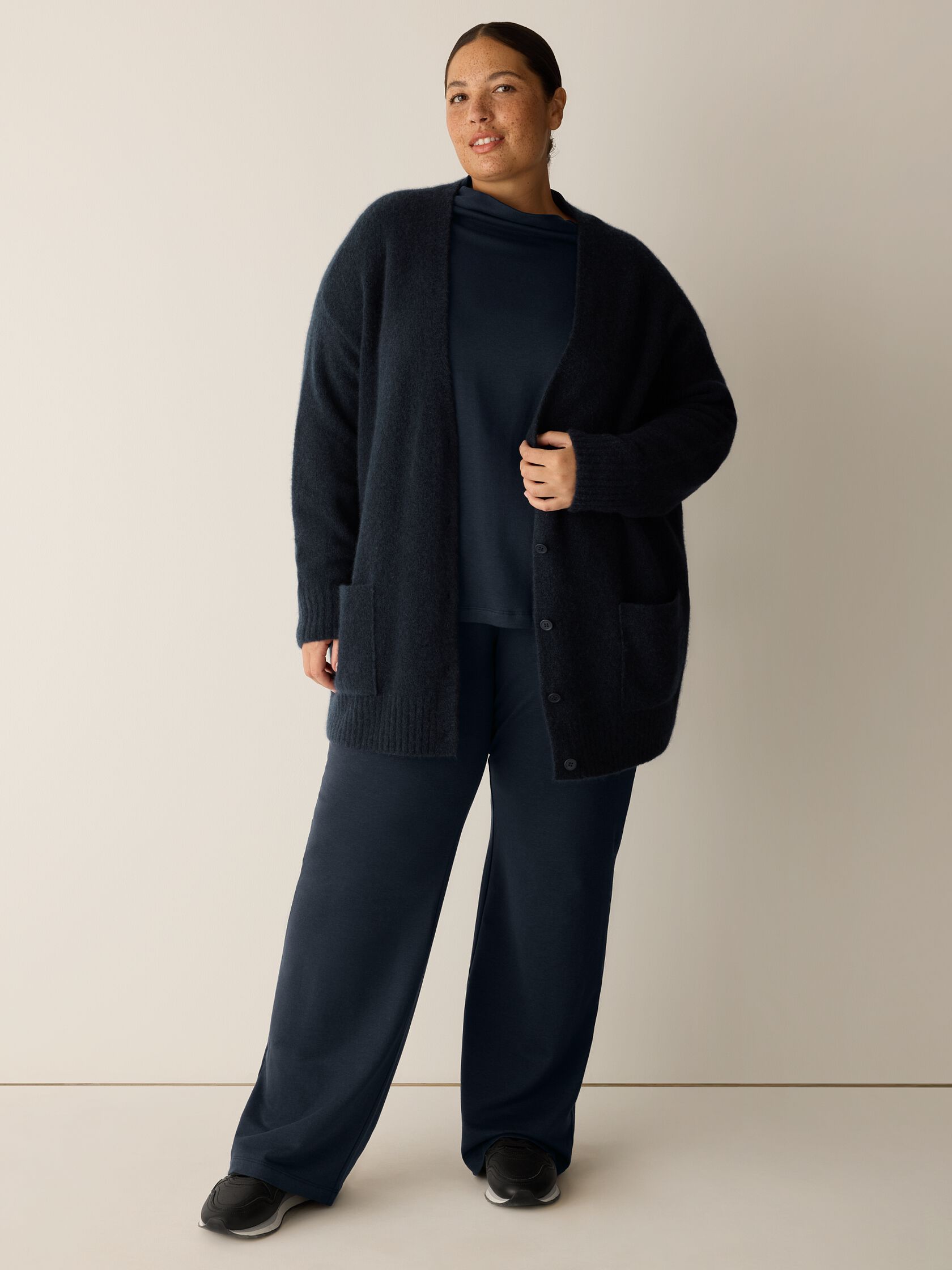 Cashmere Silk Bliss Slouchy Long Cardigan
