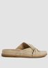 Dello Linen Wedge Sandal