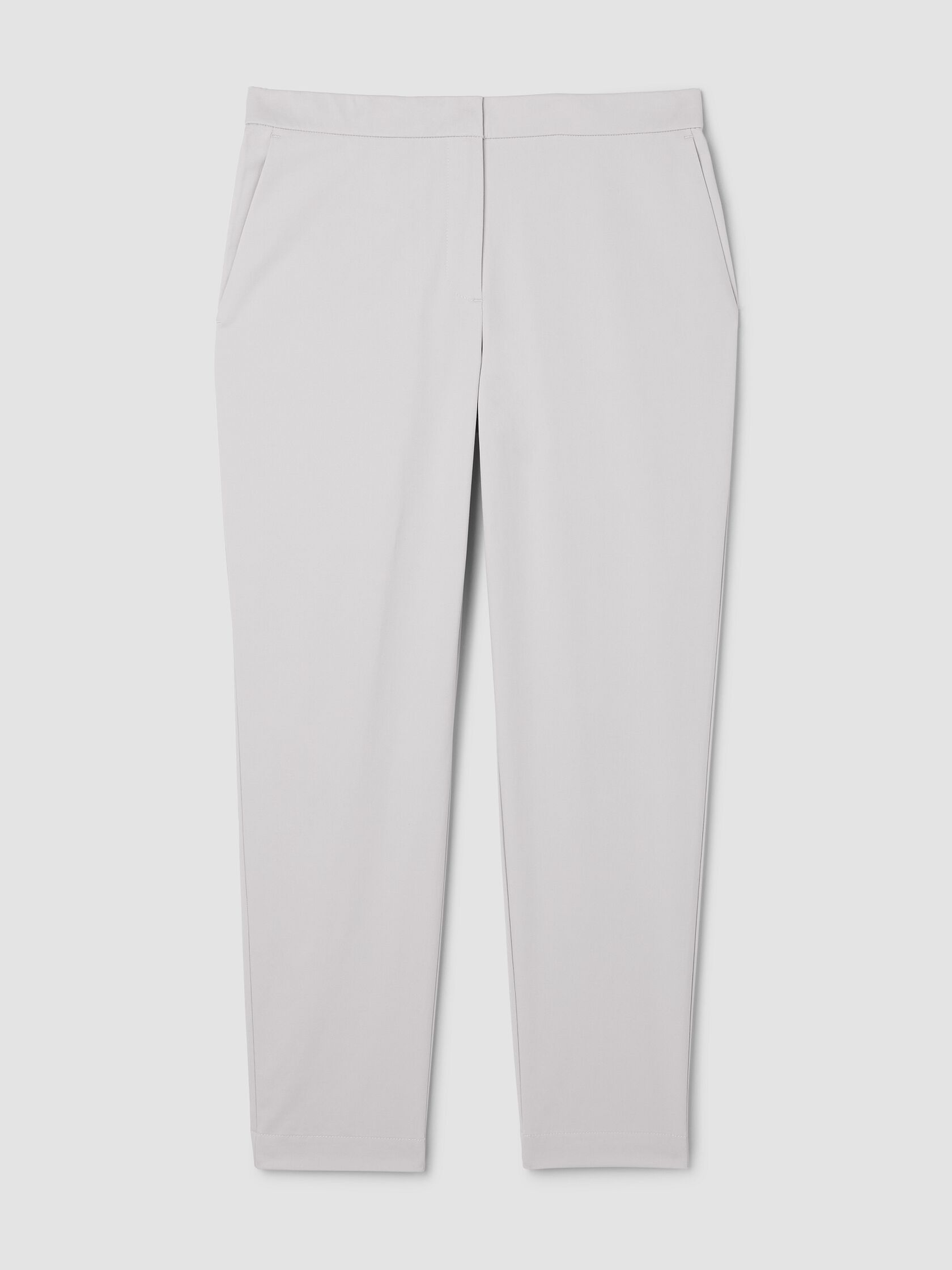 Stretch Cotton Twill Slim Pant