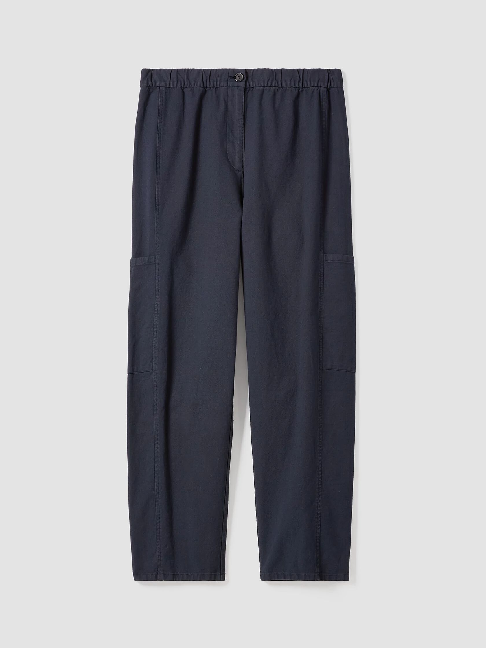 Cotton Hemp Stretch Lantern Pant