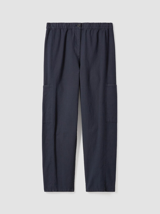Cotton Hemp Stretch Lantern Pant