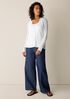 Organic Linen Cotton V-Neck Cardigan