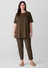 Organic Pima Cotton Jersey Long Tee