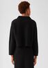 Lightweight Boiled Wool Boxy Top in Responsible Wool