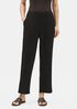 System Silk Georgette Straight Ankle Pant