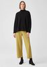 Boiled Wool Jersey Straight Pant