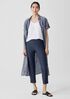 Washable Stretch Crepe Pant with Slits