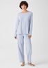 Cozy Organic Cotton Interlock Jewel Neck Top