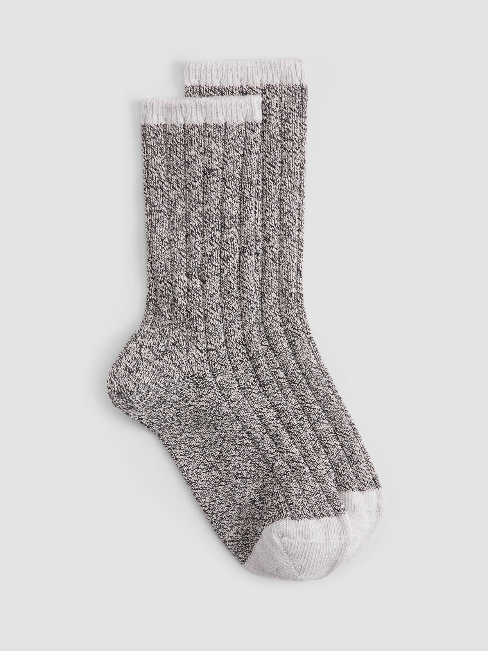 Cotton Marl Rib Sock
